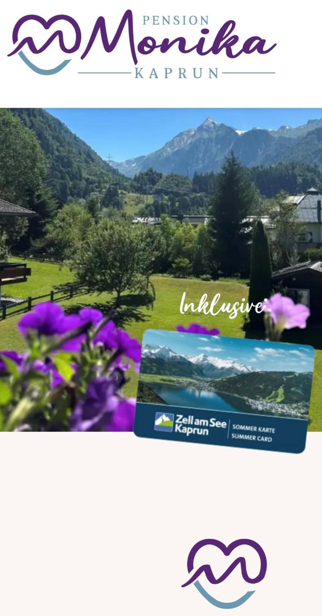Fruehstueckspension Monika, B&B In Kaprun Mit Summercard Екстер'єр фото